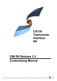 CMI RII - CATIA Teamcenter Interface - CMI.