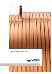 Copper Hollow Conductors - Luvata