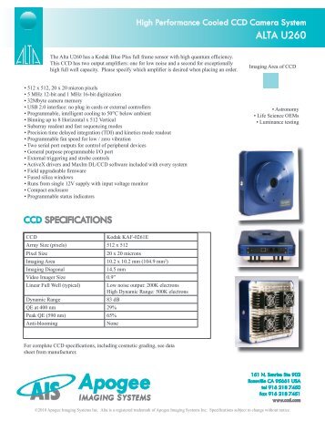 ALTA U260 - Apogee Instruments, Inc.