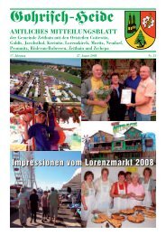 17.Jahrgang - August Nr. 15 - Gemeinde Zeithain