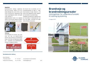 Folder om brandveje - Aalborg Kommune