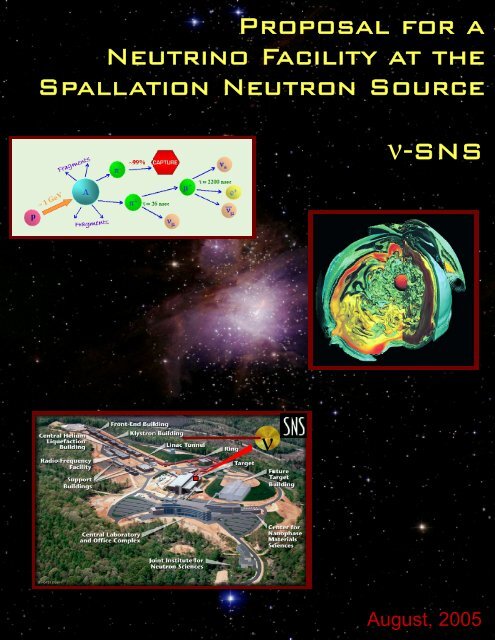 The Nu-SNS proposal - ORNL Physics Division - Oak Ridge ...