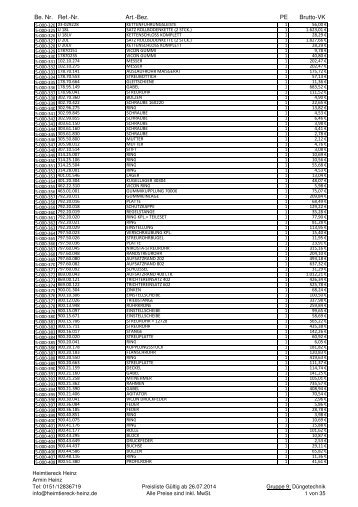 Preisliste 01.09.2011 Gruppe 9.pdf