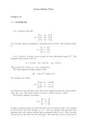 Linear Algebra Notes Chapter 13 3 Ã 3 MATRICES A 3 Ã 3 matrix ...