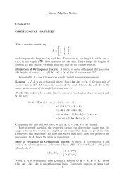 Linear Algebra Notes Chapter 17 ORTHOGONAL MATRICES ... - Main