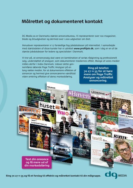 PAGE TRAFFIC Analyse - DG Media