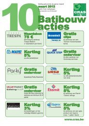 10Batibouw acties - Cras