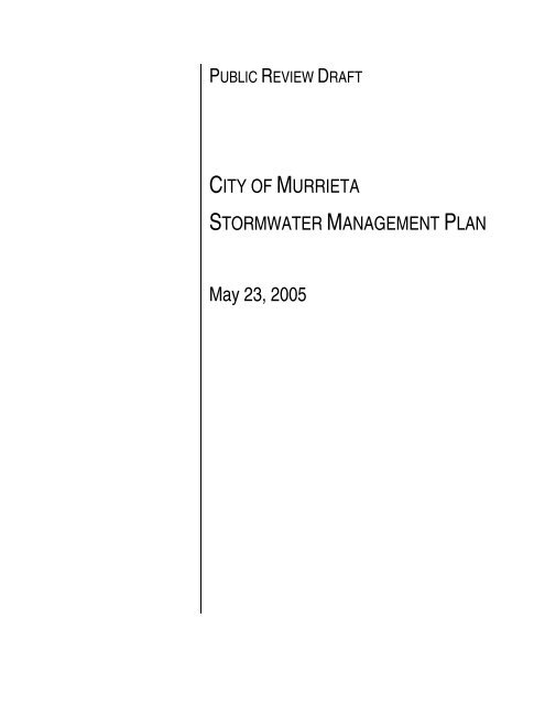 May 23, 2005 - Riverside County Flood Control