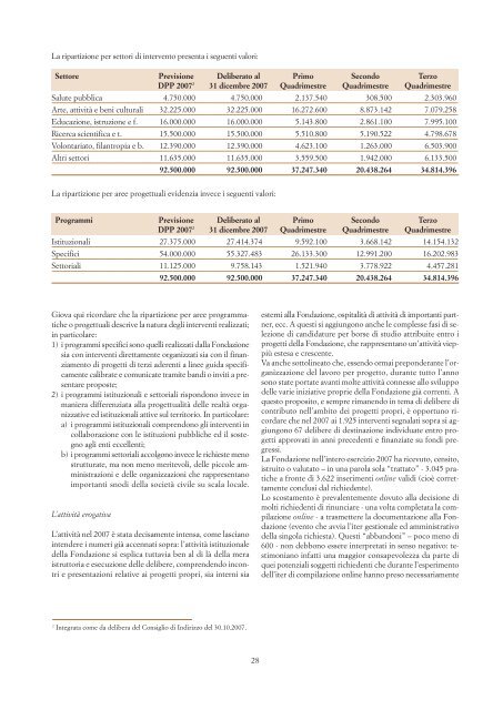 bilancio consuntivo per l'esercizio 1Â° gennaio - 31 dicembre ... - Acri