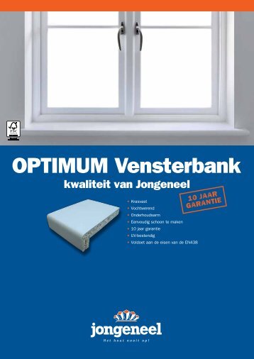 OPTIMUM Vensterbank - Jongeneel