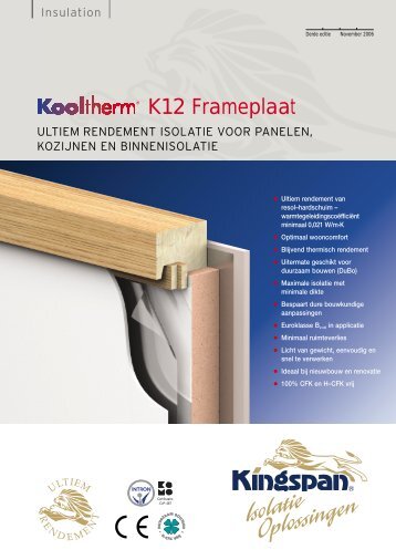 Productblad kooltherm k12 - Jongeneel