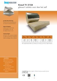 Knauf TI 312A glaswol isolatie voor doe het zelf - Jongeneel