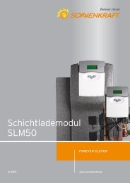 Schichtlademodul SLM50 - bei AYSOLAR