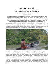 The Bremners of Akyma â Dmitri Allicock - Guyanese Online