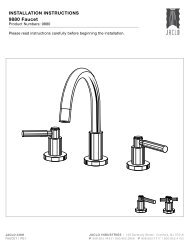 9880 Faucet - Jaclo