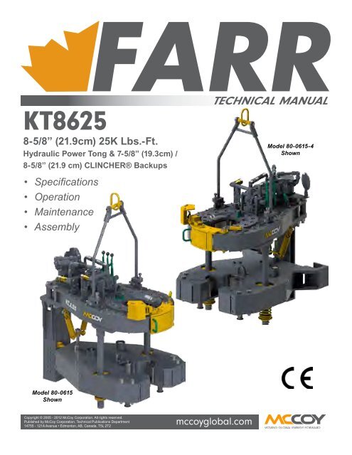 KT8625 w /Farr Backup - Texas International Oilfield Tools LTD