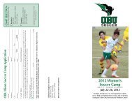 OBU Soccer Camps - Oklahoma Baptist University Athletics