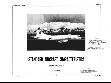 Standard Aircraft Characteristics Chart for an P-3C - Naval History ...