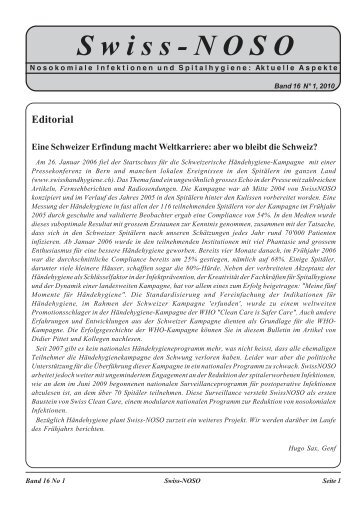 Artikel in PDF Format - Swissnoso