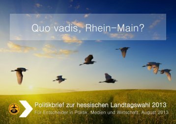 Quo vadis, Rhein-Main?