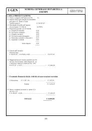 ES 1 – GEN Schema generale di parcella