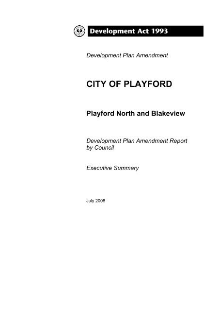 Development Plan - City of Playford - SA.Gov.au