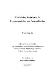 Web Mining Techniques for Recommendation and ... - ResearchGate