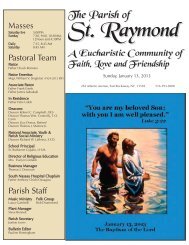 The Parish of - St. Raymond - East Rockaway NY