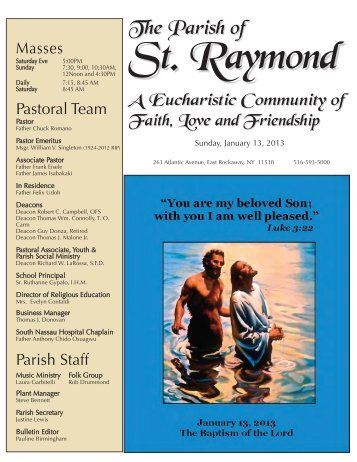 The Parish of - St. Raymond - East Rockaway NY