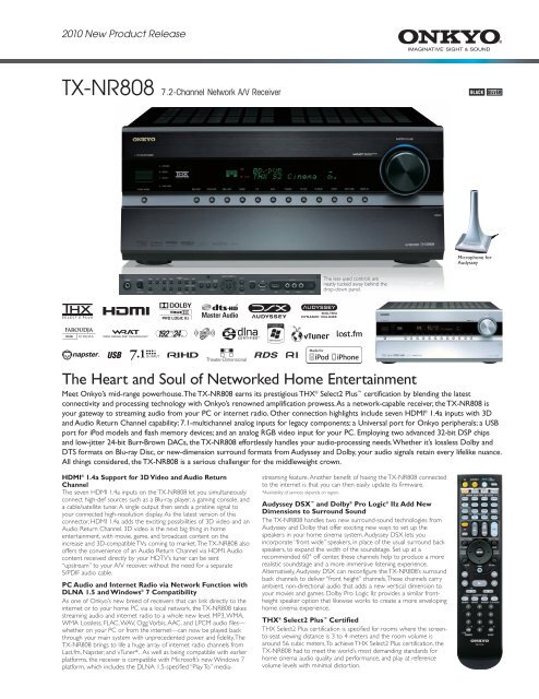 Onkyo TX-NR808 - HiFix