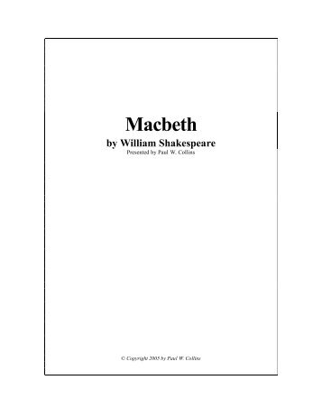 Macbeth - Shakespeare Right Now!