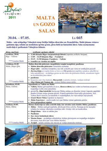 MALTA UN GOZO SALAS