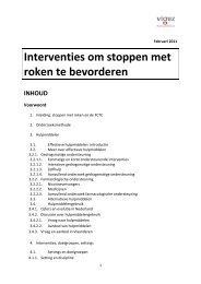 Interventies om stoppen met roken te bevorderen - Vlaams Instituut ...