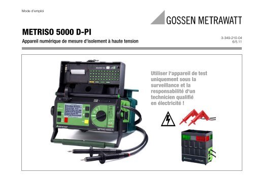 METRISO 5000 D-PI - Gossen-Metrawatt