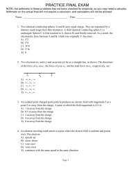 PRACTICE FINAL EXAM