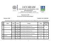 08-09 odd sem - Jayaram College of Engineering and Technology