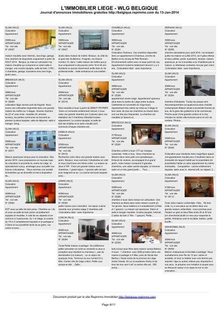 For Rent House/Villa 5 rooms BEAUFAYS in Belgium - Repimmo