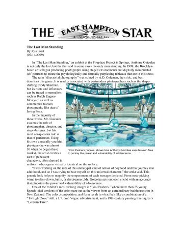 07/14/09 - East Hampton Star - The Last Man Standing