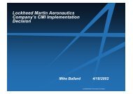 Lockheed Martin CMI Implementation - CATIA Teamcenter Interface ...