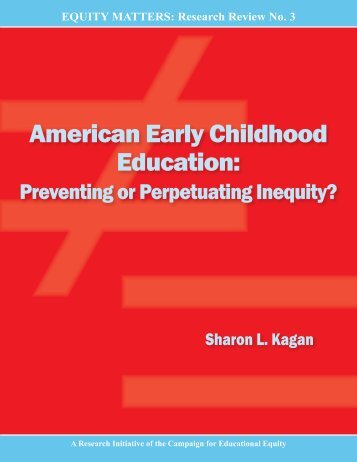 American Early Childhood Education: - Teachers College Columbia ...