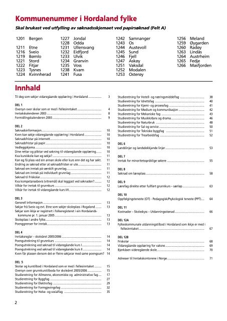 SÃ¸kjarkatalogen for 2005 i pdf-format - Hordaland fylkeskommune