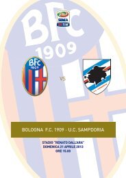 BOLOGNA F.C. 1909 - U.C. SAMPDORIA