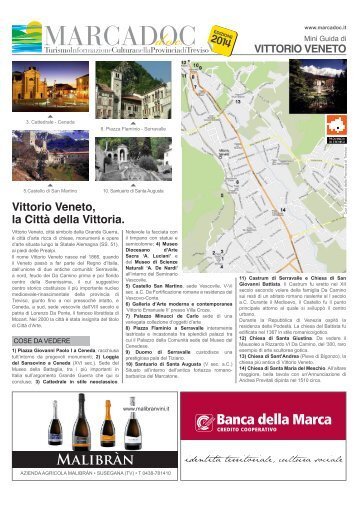 Mappa Turistica di Vittorio Veneto in pdf - Marcadoc.it