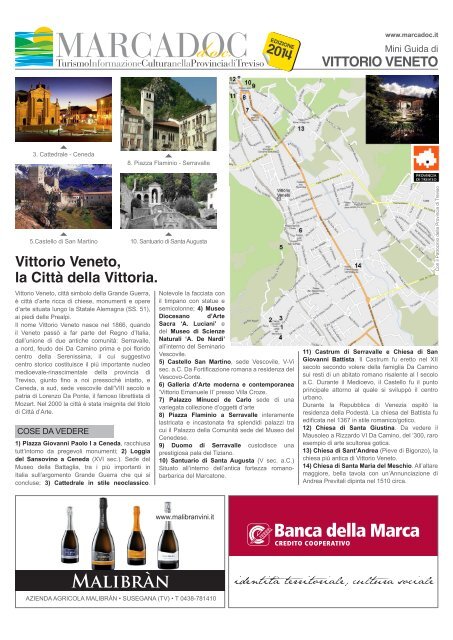 Mappa Turistica di Vittorio Veneto in pdf - Marcadoc.it