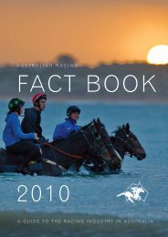 Fact Book - Australian Racing Board