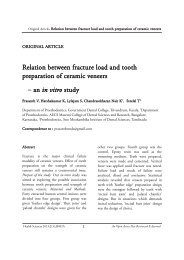 Relation between fracture load and tooth preparation of ceramic ...
