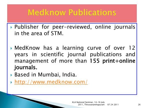 Dr. Rekha Rani Varghese and Rupender Sharma. Open Access ...