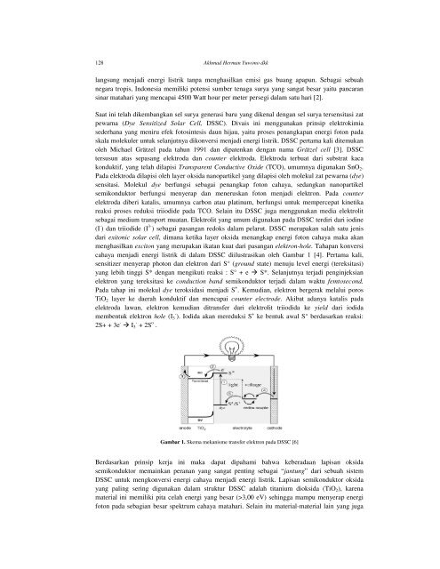 Sel Surya Tersensitasi Zat Pewarna Berbasis Nanopartikel TiO2 ...