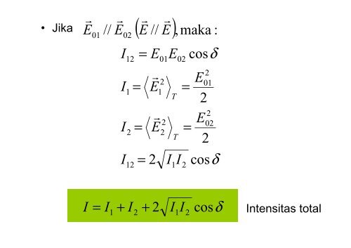 Bab-4. Interferensi Cahaya