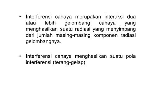 Bab-4. Interferensi Cahaya